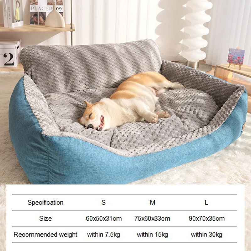 Soft Dog Bed Winter Warm Dog Sleeping Mat Comfortable Pet Sofa for Small Medium Dogs Cozy Puppy Sleeping Mat Pet Supplies