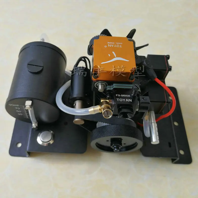 

TOYAN Tuoyang four stroke methanol engine engine model power micro mini one key start