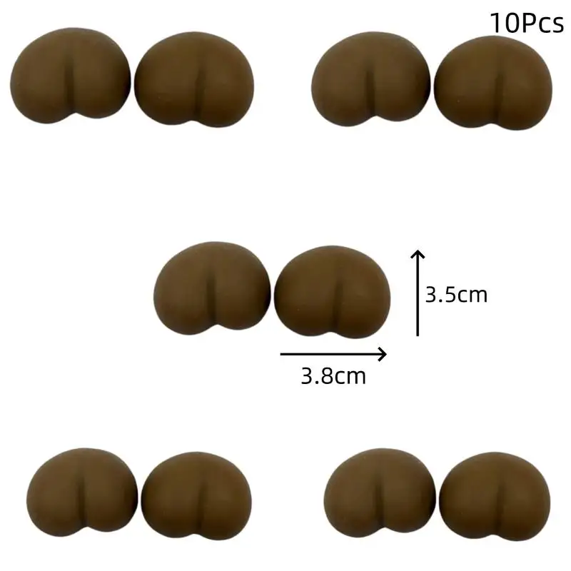 10 قطع ملصق مؤخرة مضيء ليلي ممتع موشي ضغط ستيريو لتخفيف التوتر إكسسوارات زينة هاتف محمول لعبة - 6