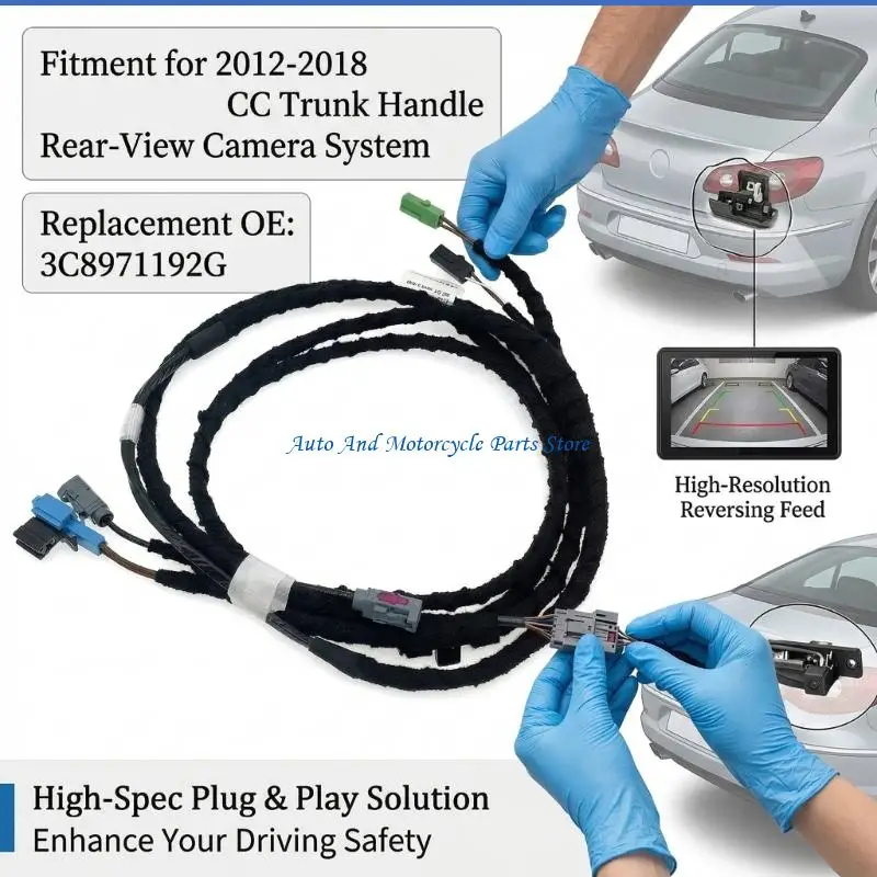 P9FD Precisions Automotive Cable Harness 3C8971192G for Right Boot Lid Application