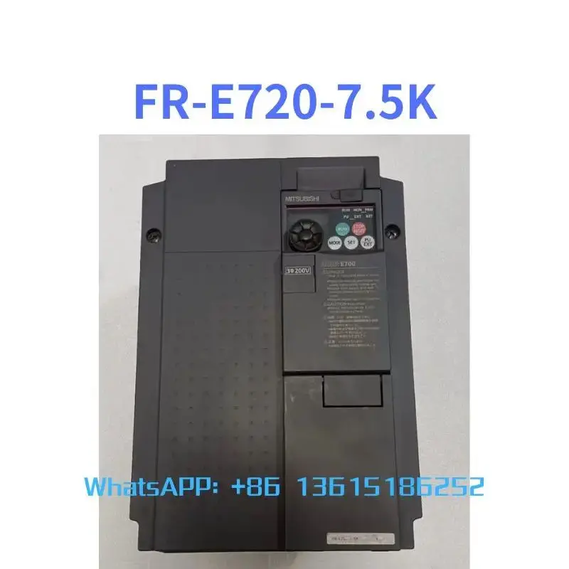 

FR-E720-7.5K Second-hand inverter 7.5Kw 220V test function OK