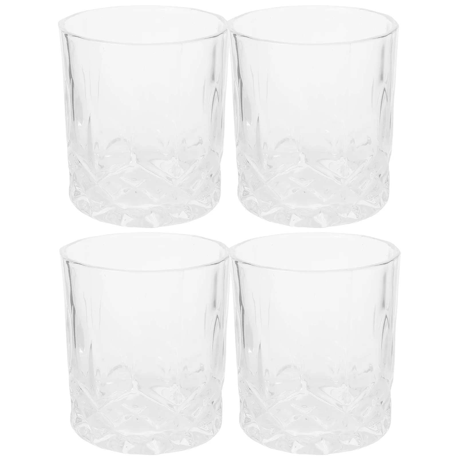 

4Pcs Multi-Function Wine Glass Premium Whisky Cup Smooth Comfortable Grip Bar Accessory for Daily Use Decor