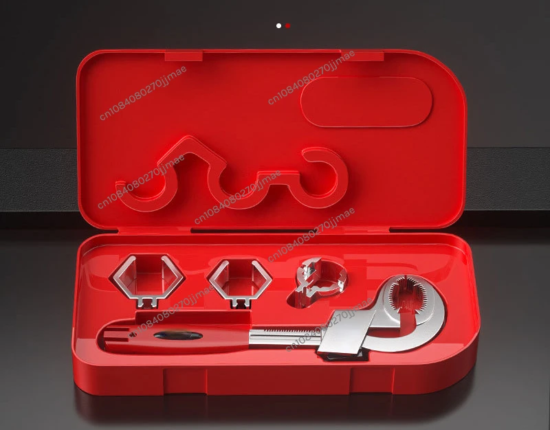 Large opening pipe live bathroom sink wrench sewer pipe disassembly and assembly live mouth wrench new aluminum alloy tool