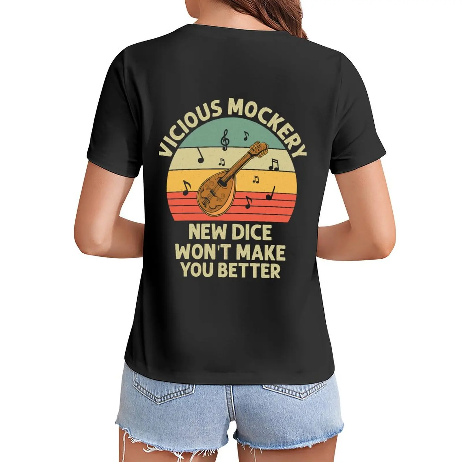 

Bard Vicious Mockery T-Shirt plain aesthetic clothes cute clothes female Women's summer blouses 2024