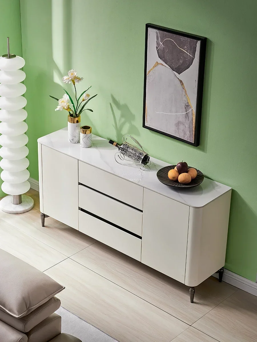 Stenen plaat entreekast modern minimalistisch huis hal locker theekast decoratieve multifunctionele dressoirkast