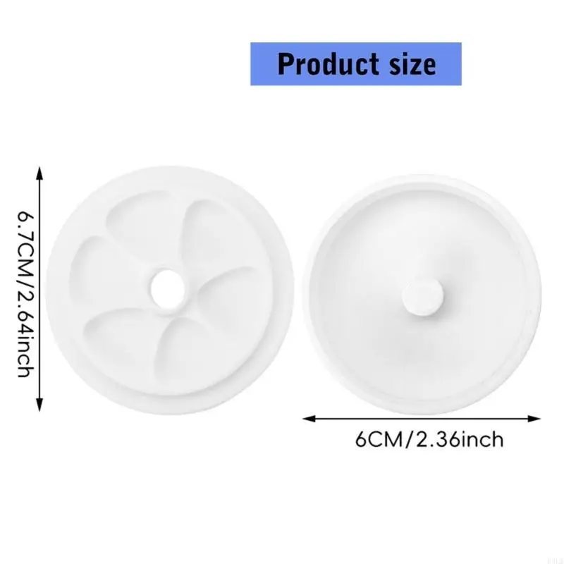مجموعة ألوان فنية ضيقة جديدة لعام 2025 للطلاب والفنانين طبق خلط الطلاء المستوحى من جرة البناء الحجري