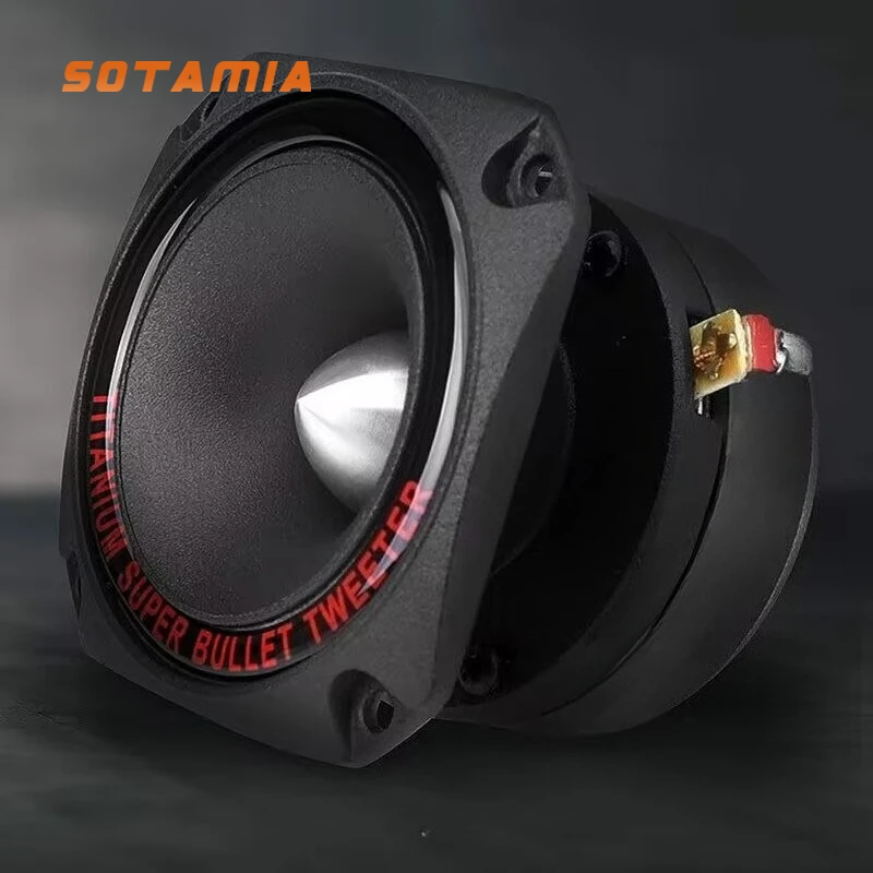 Sotamia 1 pçs 3 Polegada alto-falante tweeter de alta potência 8 ohm 300w 70 magnético alta fidelidade música agudos alto-falante filme alumínio potência alto-falante