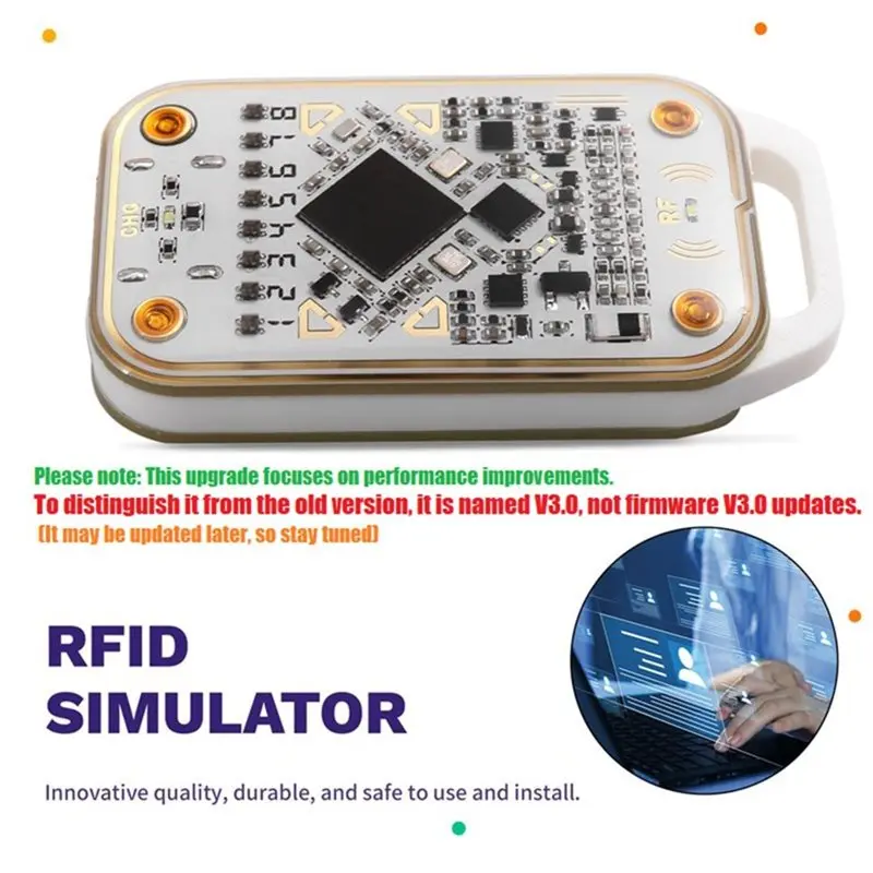 Chameleon V3.0 125K 13.56Mhz RFID Smart Chip Emulator Reader+ 4XUID Keychain Read Write ID IC Smart Card Tag Copyer Copier-Y41A