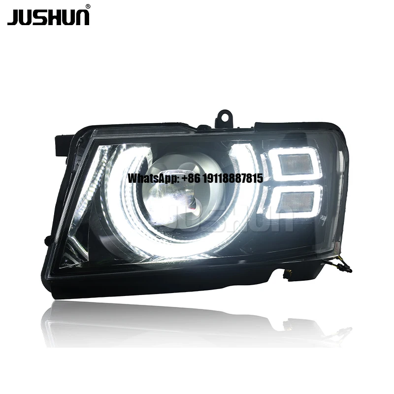 

JUSHUN for Nissan Patrol Y61 2005-2022 LED Projector Lens Headlights DRL Turn Signal High Beam Car Accessories