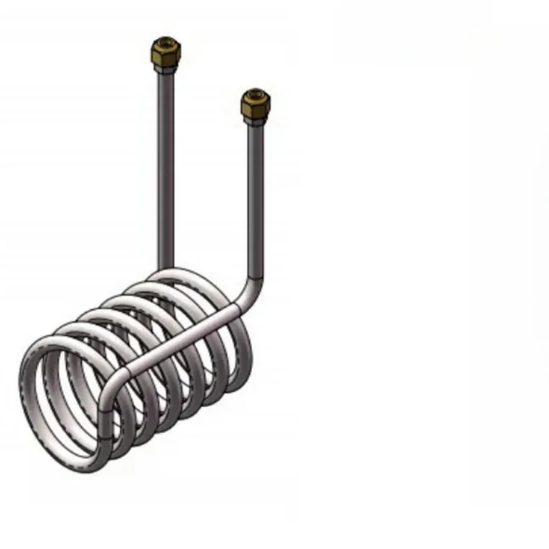 1pcs Titanium Tube Coil Evaporator Aquarium Chiller Heat Exchanger Fish Tank in Seafood Pond