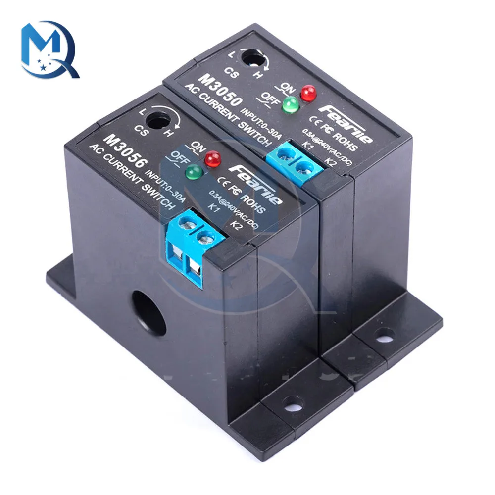 1pcs M3050 M3056 0.3A 240V AC/DC AC Current Detection Alarm Module Transformer Control Current Sensing Switch Sensor