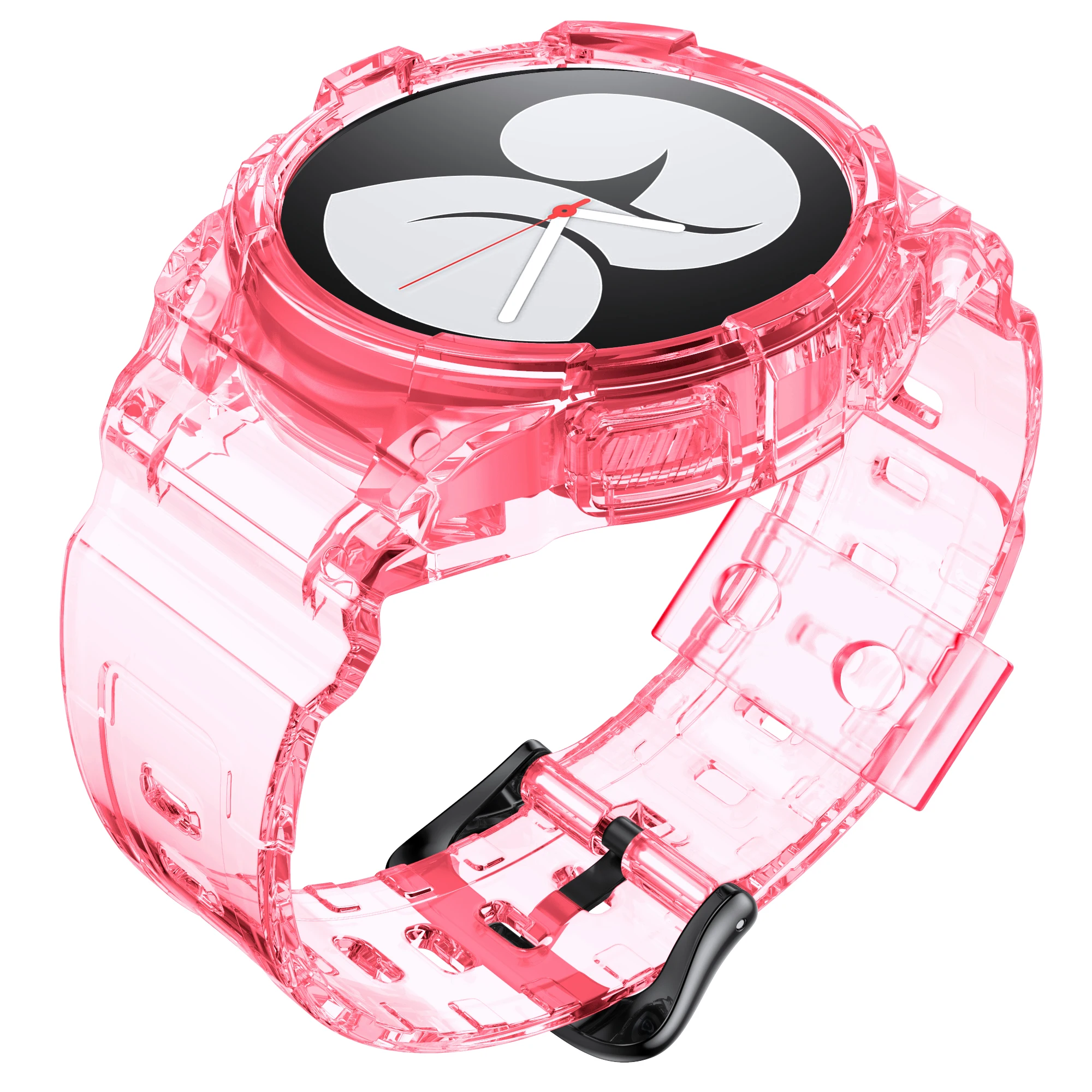 40/44mm for Samsung Galaxy Watch4 40mm 44mm Clear silicone strap Only fit for Samsung Galaxy Watch4 40mm 44mm Change the strap