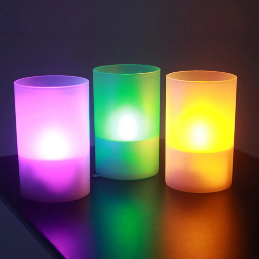 

2pcs Solar Light LED Lamp Round Shaped PVC Material Desktop Small Size Decorative Scene Adornment Solar Powered Safe