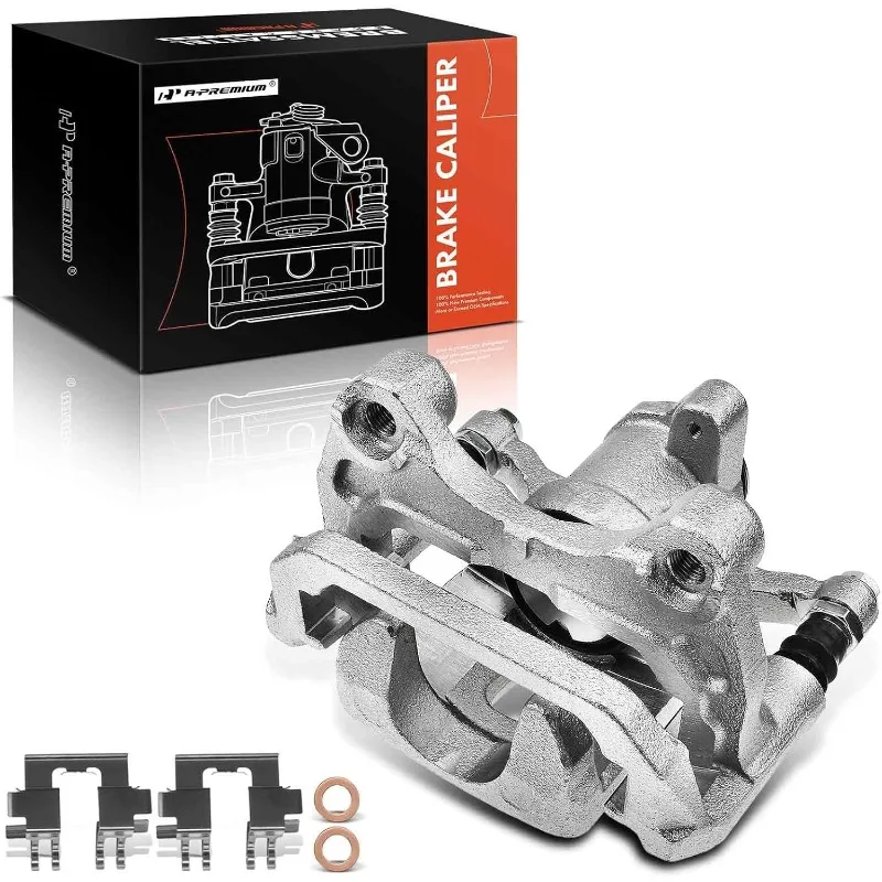 

A-Premium Disc Brake Caliper Assembly with Bracket - Rear Right Passenger Side
