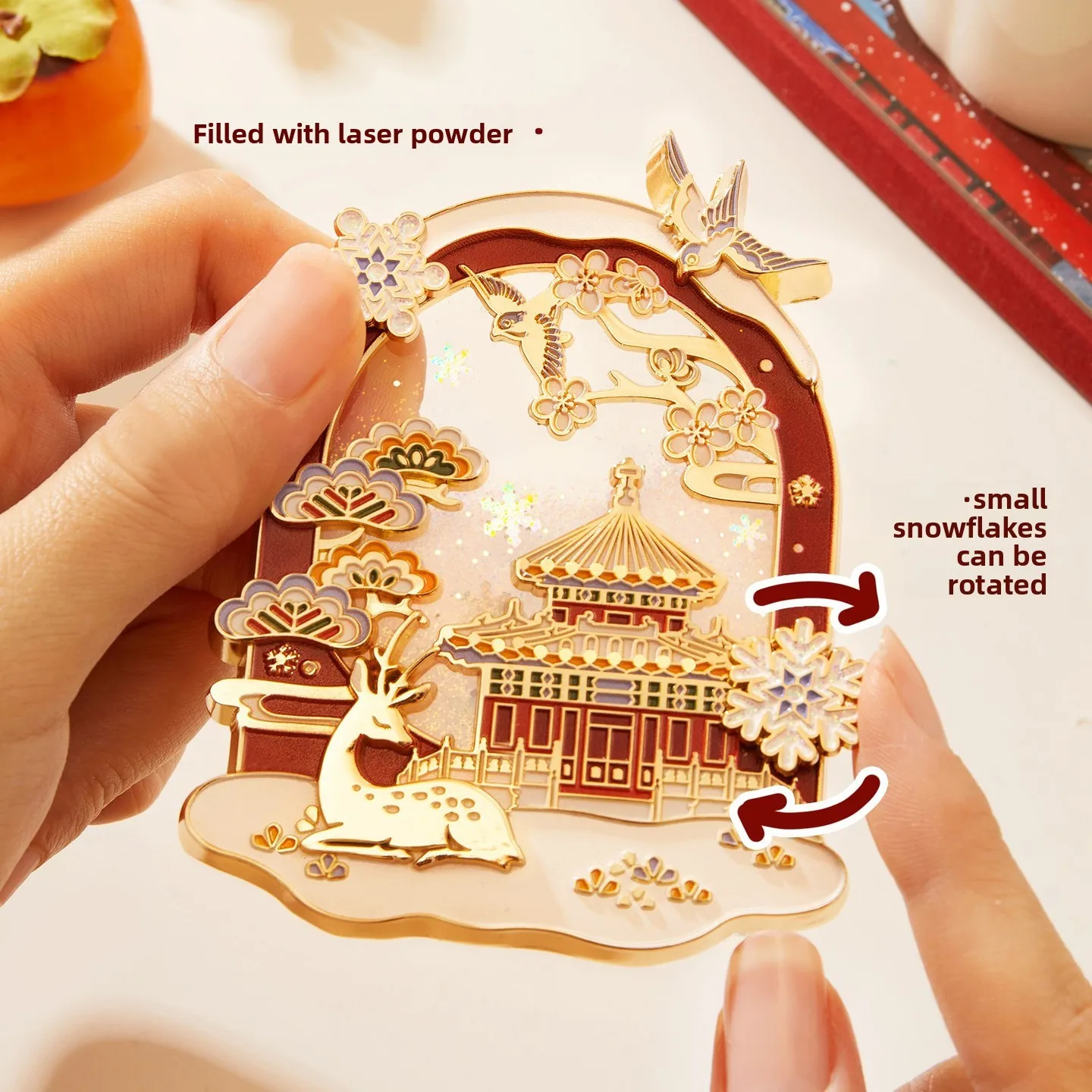 City Snow Quicksand Refrigerator Stickers Museum merchandise Beijing souvenir Teachers' Day