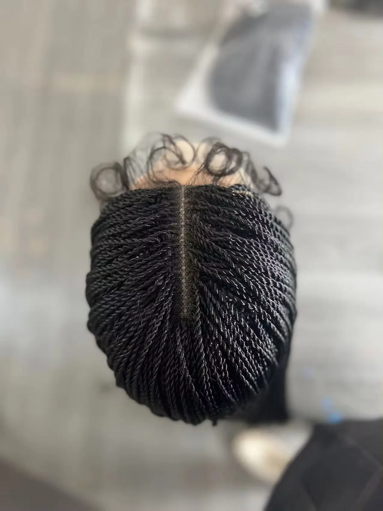 Mikro Zöpfe Box Zöpfe Cornrow synthetische Perücken Cornrows Perücke Leidenschaft Tribal Zöpfe Perücke für schwarze Frauen rote Dreadlocks