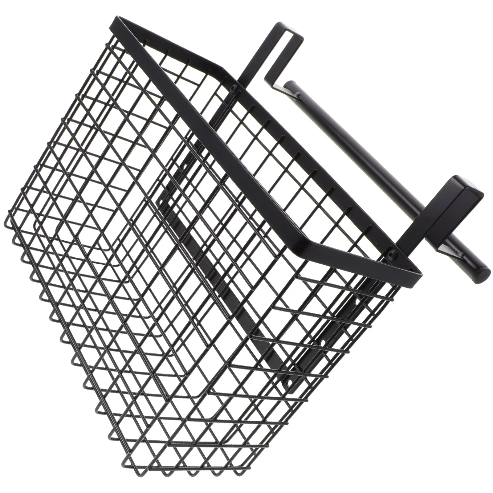 

Cabinet Door Hanging Storage Basket Metal Wire Multi-Function Kitchen Organizer Vegetable Holder Seasoning Rack