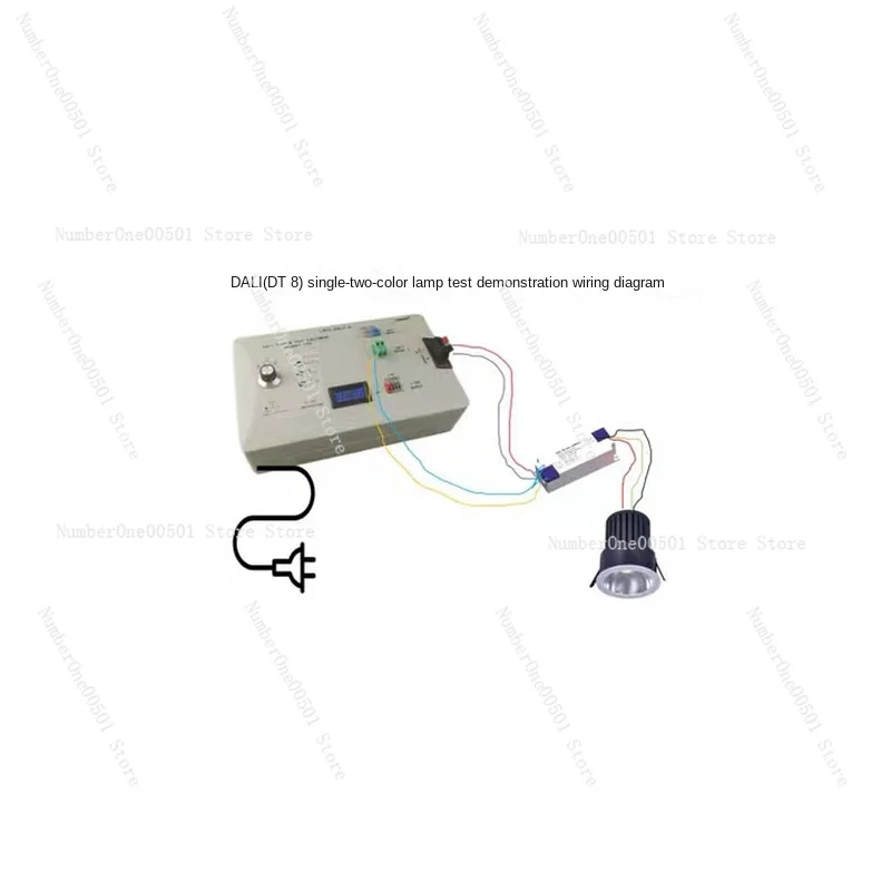 Generador de señal múltiple de atenuación LED, perilla de probador DALI, 1-10V, fuente de alimentación de bus DALI