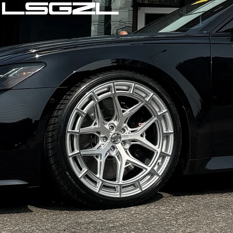 

LSGZL Custom Forged Wheel Polished 18 19 20 21 22 24 26 Inch Wheel Multi Spokes 5x114.3 5x112 5x120 5x130 for Audi Rs6