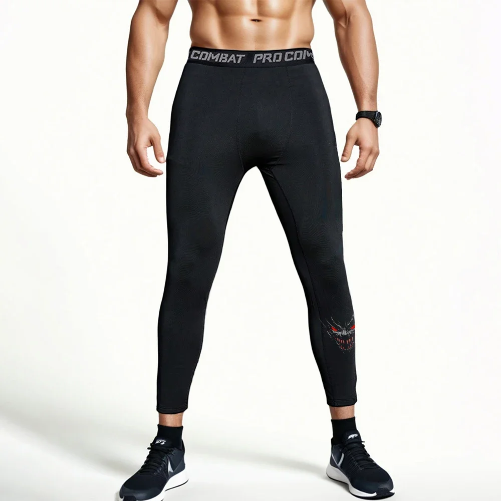 Pantalon de compression à séchage rapide pour homme, legging moulant de course, de gym, de fitness et d\'entraînement