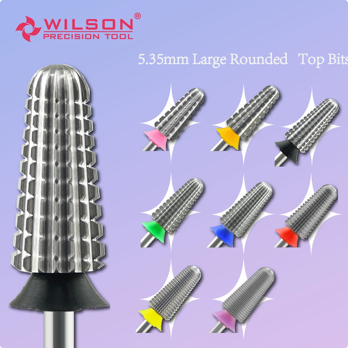 WILSON Volcano Bit 2 Way Nail Drill Bits Remove gel carbide Manicure tool Hot sale Fre nails prod Drill for nails Nail acces