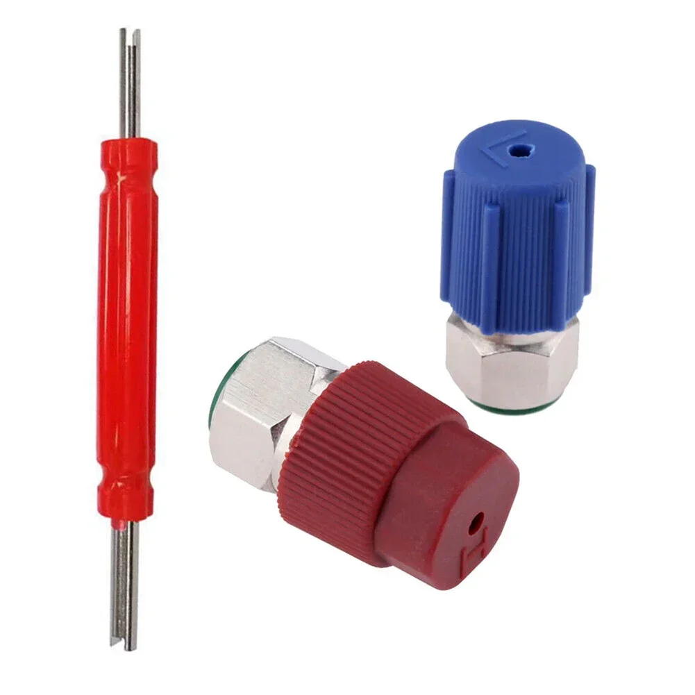 

Adapter Retrofit Air Conditioning Conversion Kit R12 To R134a With Removal Tool 1x 1/4 SAE High Pressure Connection For R134