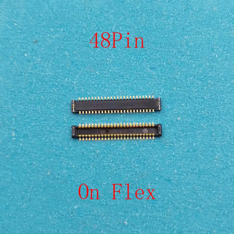 

2-5 шт. 48-контактный гибкий разъем FPC для ЖК-экрана для Samsung A6 Plus A7 2018 A605 A600F A750 A8+ A730F A530F J8 Plus J805 A9s