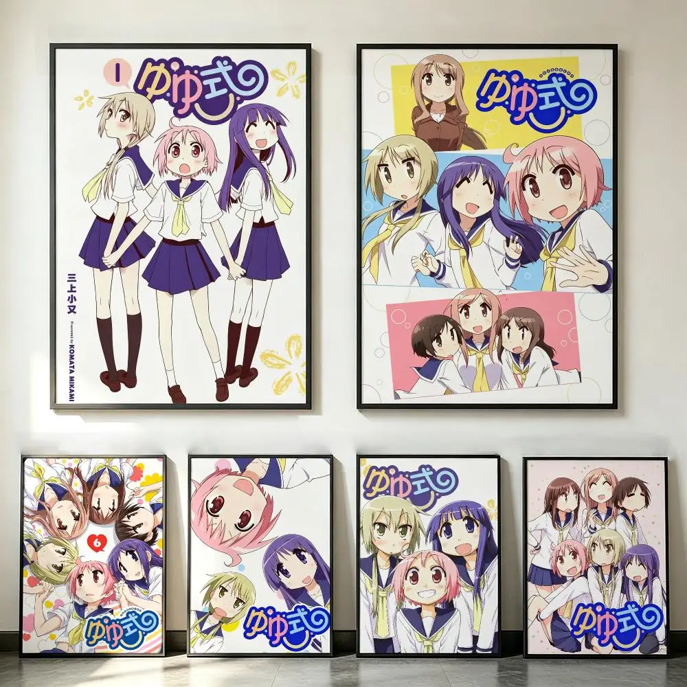 anime YUYUSHIKI Poster Poster HD Trendy SelfAdhesive Wall Art Print For Living Room Bedroom Dorm Office Home Gift