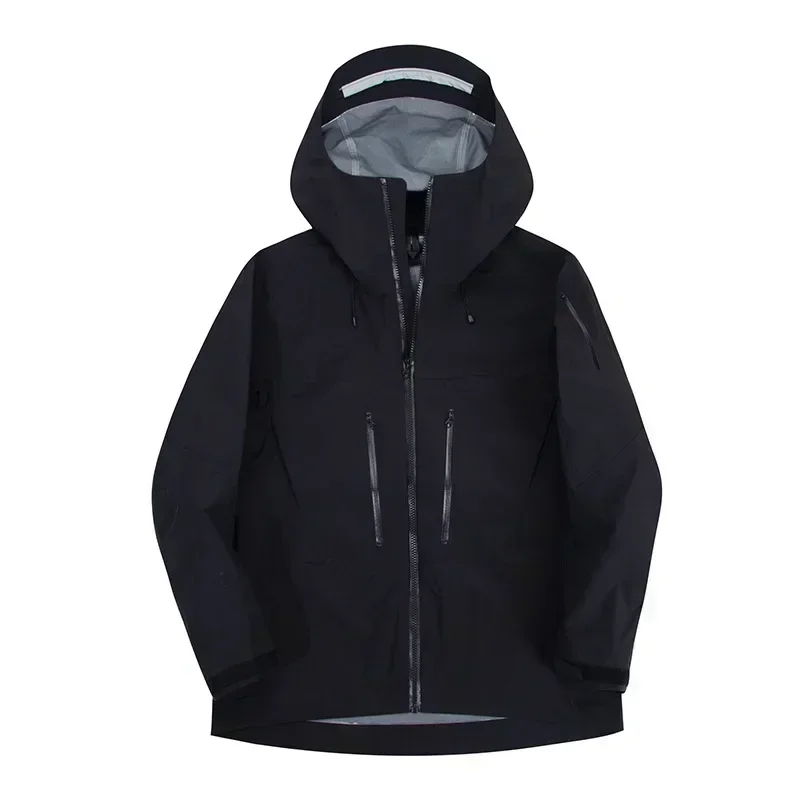 Men  New High-Quality Fashion Three Layer Outdoor Waterproof Windbreaker Hiking Ski Jackets Women High Quality  Camping Coat