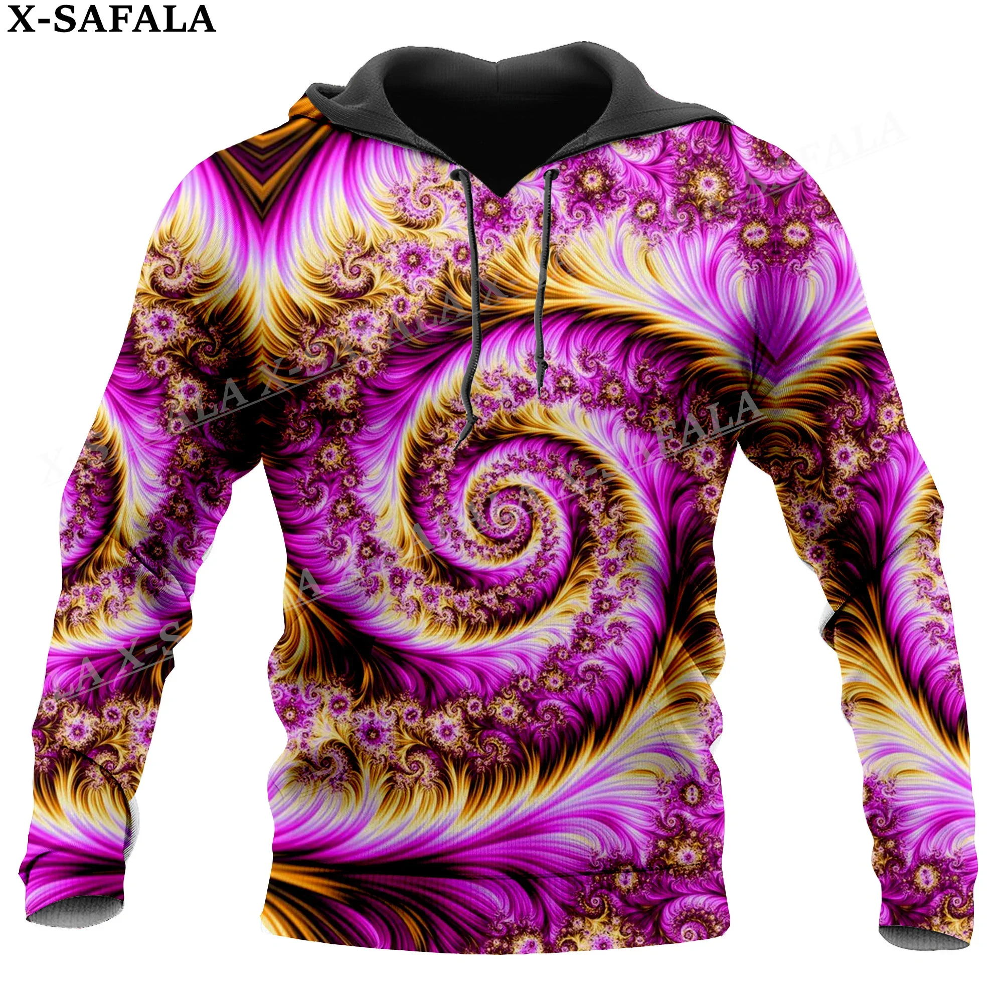 

Hippie Psychedelic Colorful Trippy 3D Print Hoodie Man Women Pullover Sweatshirt Hooded Jersey Coat Tracksuits-10