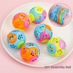 12/30 Pcs Fun DIY Assembled Balls for Kids Birthday Party Baby Shower Gifts Carnival Gift Pack Pinata Filler School Rewards