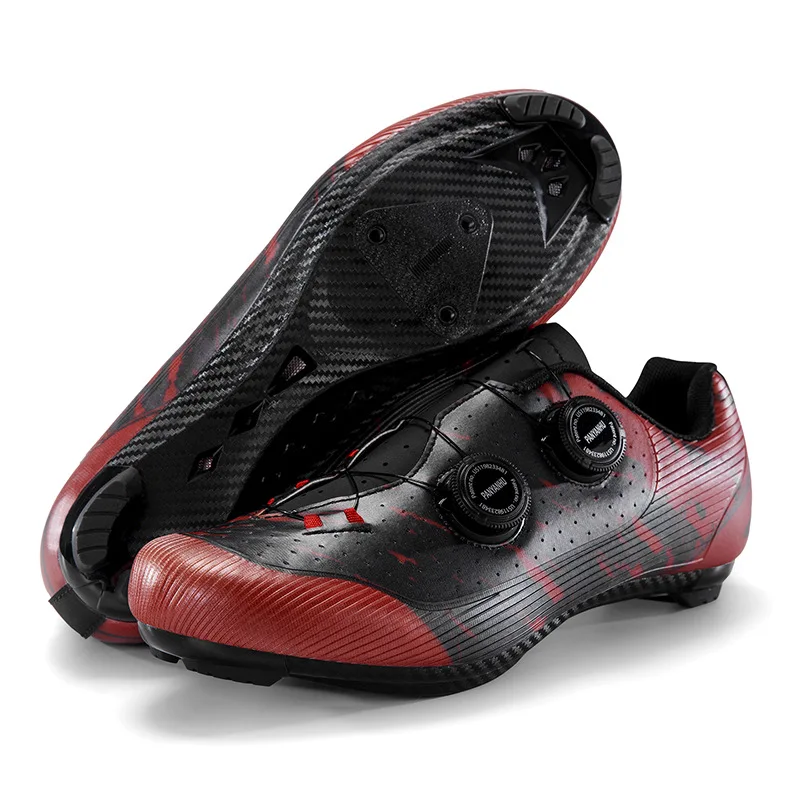 Professional Road Lock Cycling Shoes Clipless Bike Shoes Lightweight Breathable Bicycle Racing Sneakers for Men Women