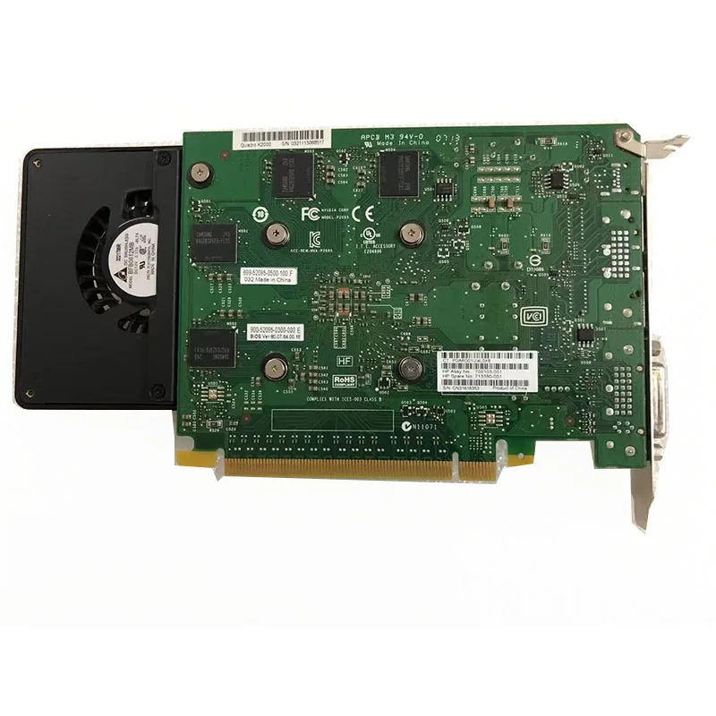 2GB Dual DisplayPort DVI-I PCI-e Card For nVidia Quadro K2000 700103-001 713380-001