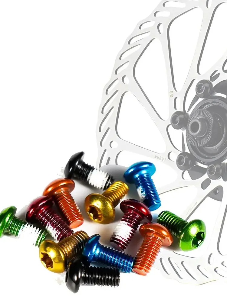 AliExpress CNC Disc Brake Rotor Bolts，T25 Steel Bicycle Bolts Kit for MTB/Road Bike, 12Pcs