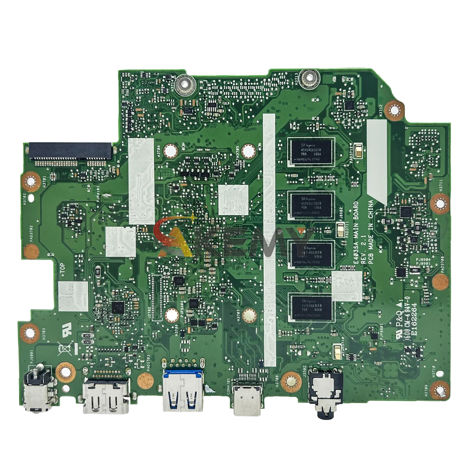 E403SA Laptop Motherboard For ASUS EeeBook E403S E403SA Notebook Mainboard With Celeron CPU 100% tests OK fast shipping stk