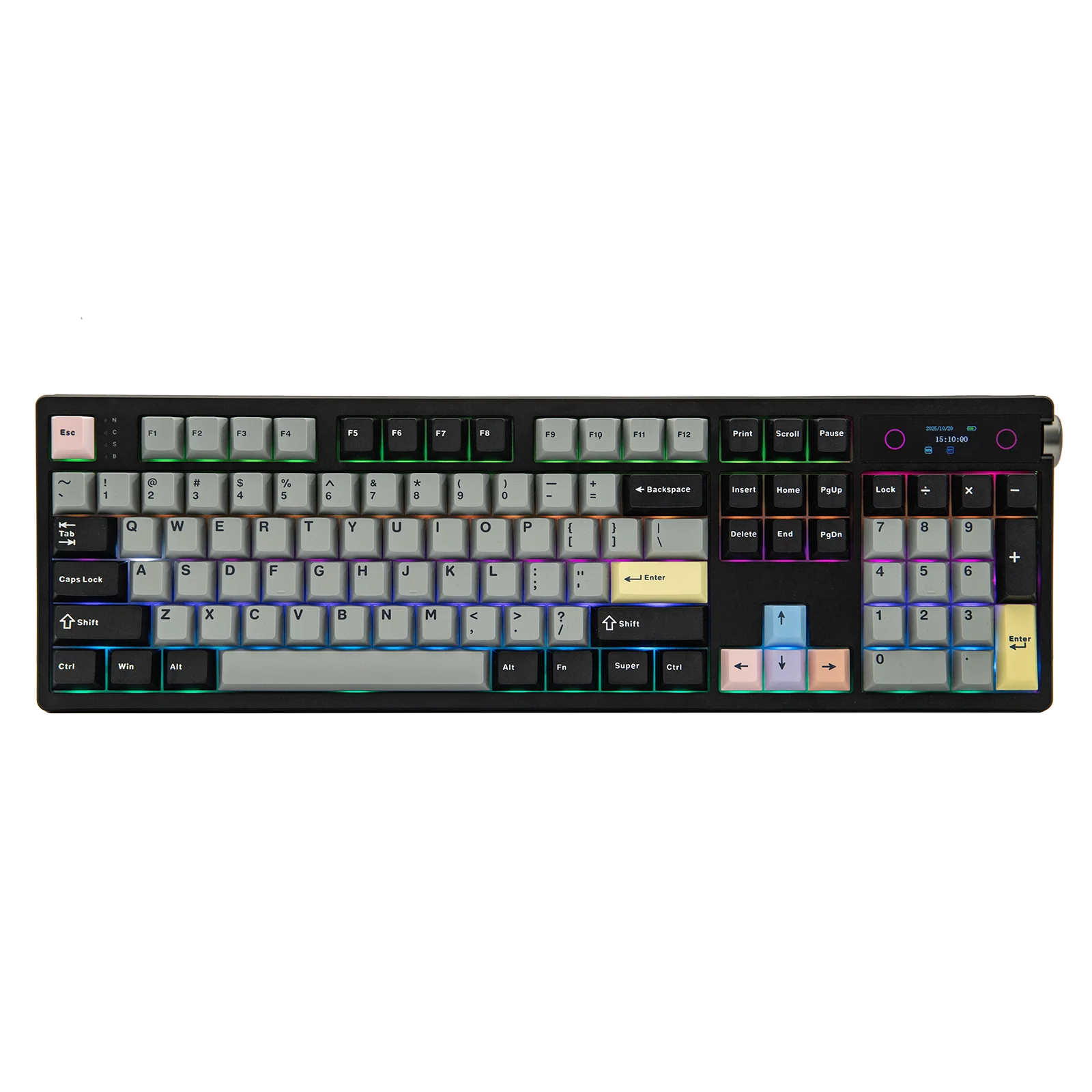 EPOMAKER TH108 PRO 100% Hot-Swap Gasket Tri-Mode Connectivity Wireless Mechanical Gaming Keyboard Long-Lasting 10000mAh Battery