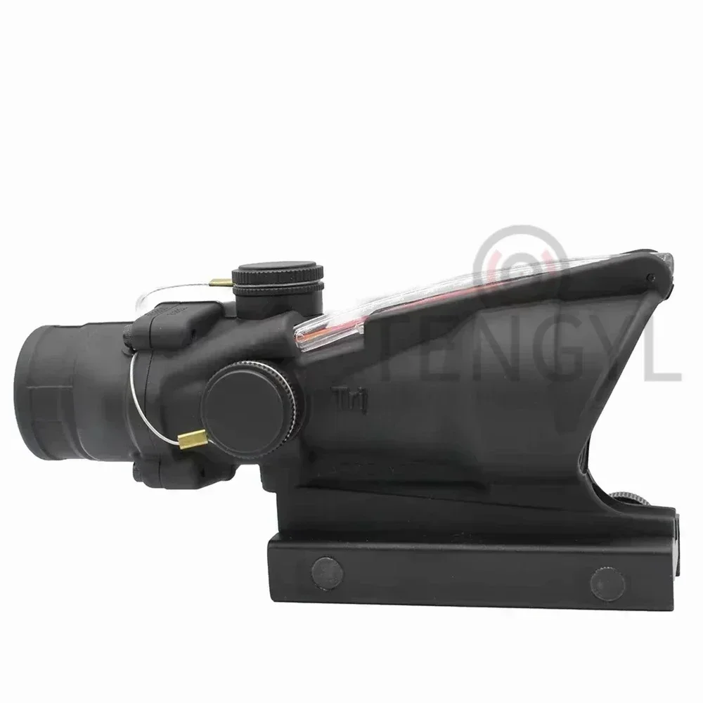 A * OG 4x32 Fibra de caza iluminada Red Chevron Scope con Killflash y logotipo en relieve Rifle Scope Ar 15