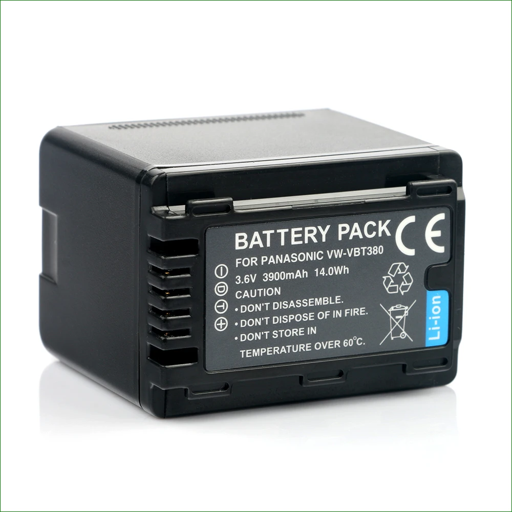 

VW-VBT380 Battery 3900mAh Camera Batterie For Panasonic HC-V727 HC-V730 HC-V750 HC-V757 HC-V760 HC-V770 HC-V777 HC-V800