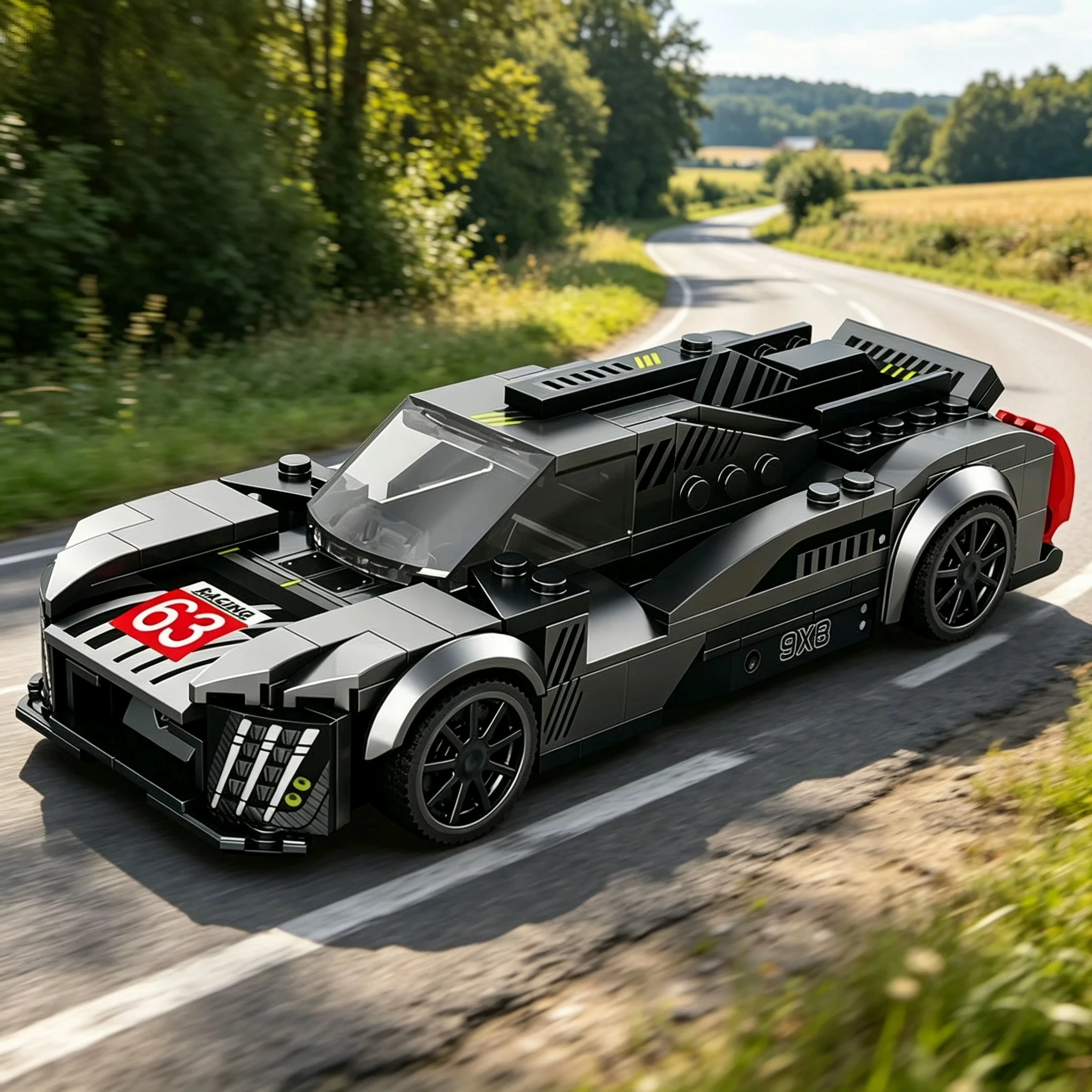 Extreme Speed Series Racing Sports Vehicle Technical Car Supercar Building Block Set Classic MOC Model Toy Gift
