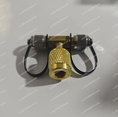 VGW Mini Three-Way Valve Vacuum Gauge, Vacuum Gauge Adapter for Refrigeration Vacuum System