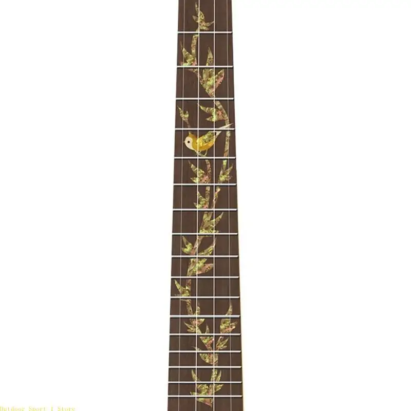 A0KA Ukulele Fretboard Note Decal Fingerboard Sticker Frets Map Label Decals Stickers