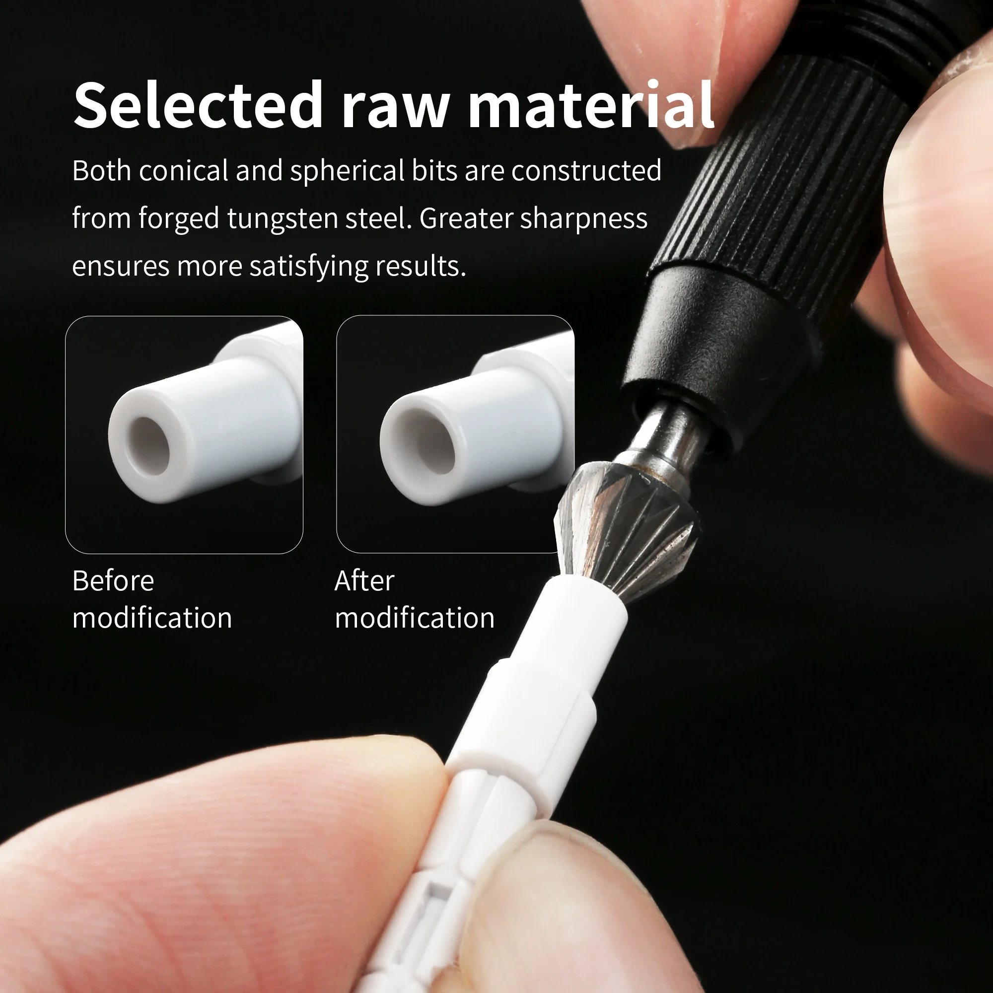 DSPIAE  AT-CT “I-deal” Plastic Chamfering Tool Round Hole Expanding Drill Chamfer For Model Making Hobby Modeling DIY Tools