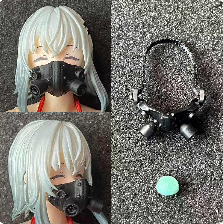 YYDS 1/12 accessoires de poupée soldat, bouclier facial en caoutchouc souple, modèle de jouet adapté à une figurine d'action de 6 pouces Fang Datou HASUKI, Etc., corps en Stock