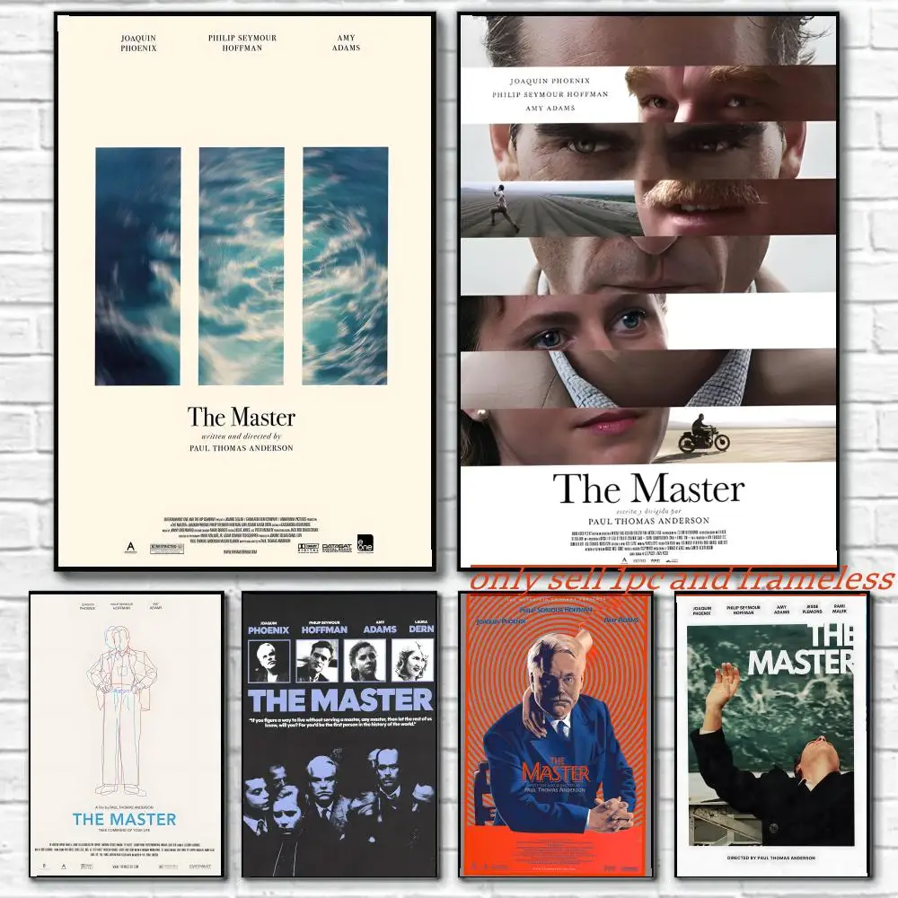 Retro Drama movie T-The Master Poster Wall art poster paintings are suitable for clubs living rooms and bedroom