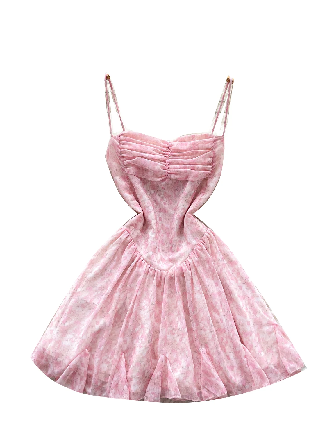 Pure Desire Design plissé ter Dr femmes été taille haute a-ligne jupe ort coréen Sle trajet haute qualité Polyes...