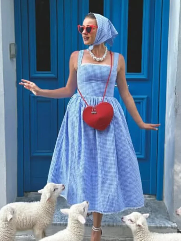 

Женское модное плиссированное платье с боковой молнией и шнуровкой, летнее, с открытой спиной, для вечеринок, французский стиль, кружевное, 2026