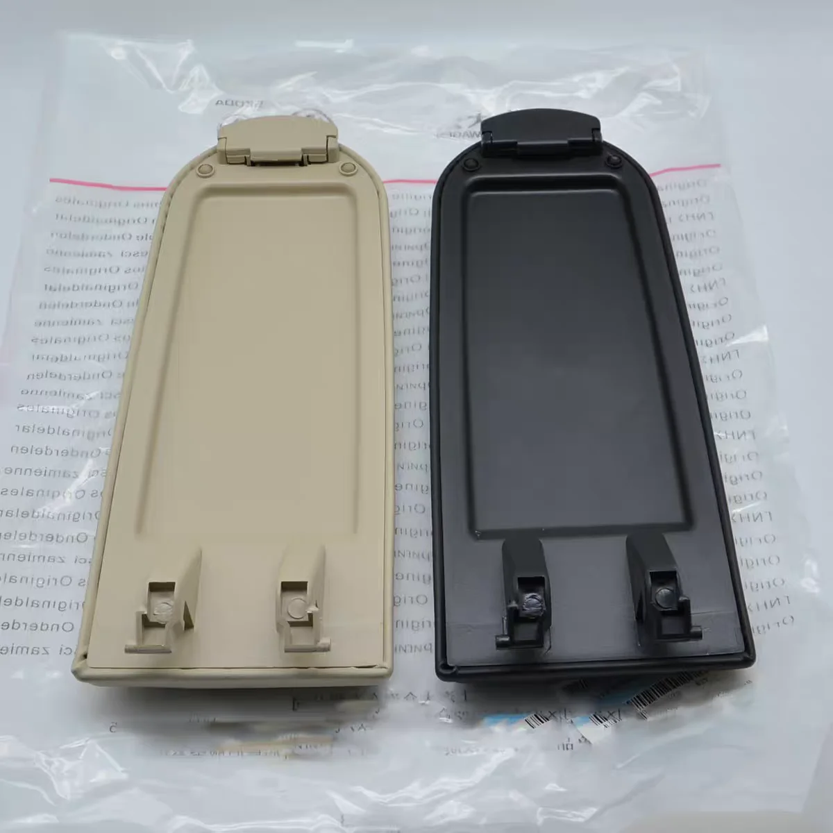 For VW Jetta Golf 4 MK4 BORA Passat B5 Beetle Polo 6R 9N Leather Car Armrest Latch Lid Center Console Cover Protector Cap