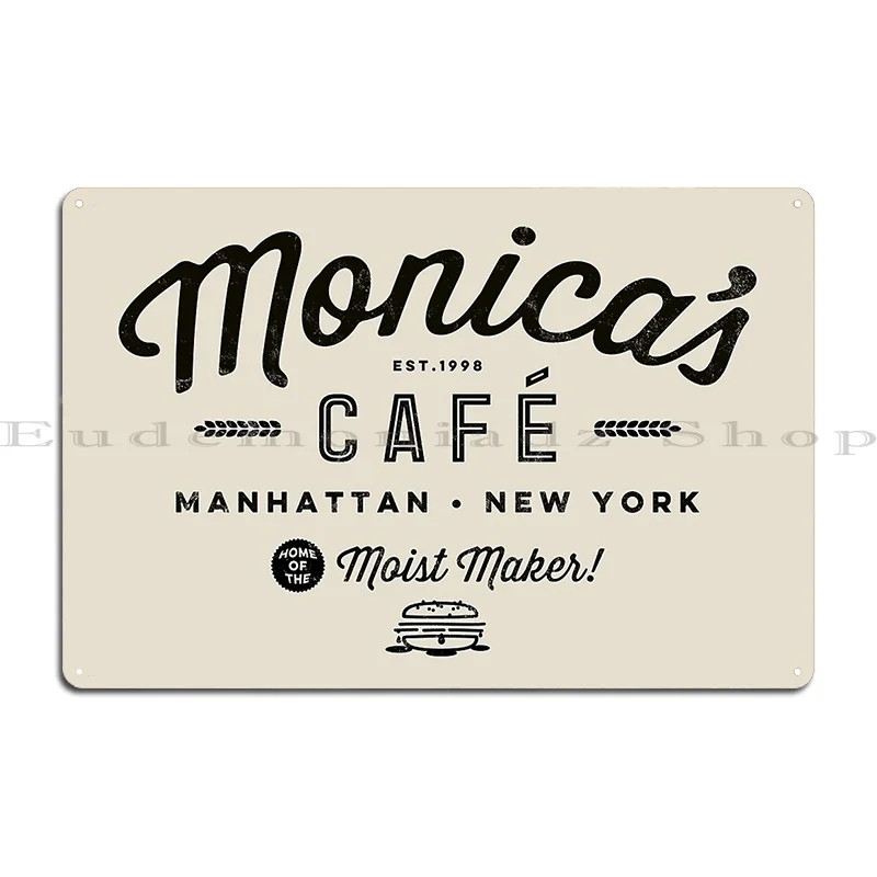 Monica S Cafe Home Of The Moist Maker Sandwich Metal Sign Designing Printing Design Garage Cave Tin Sign Poster