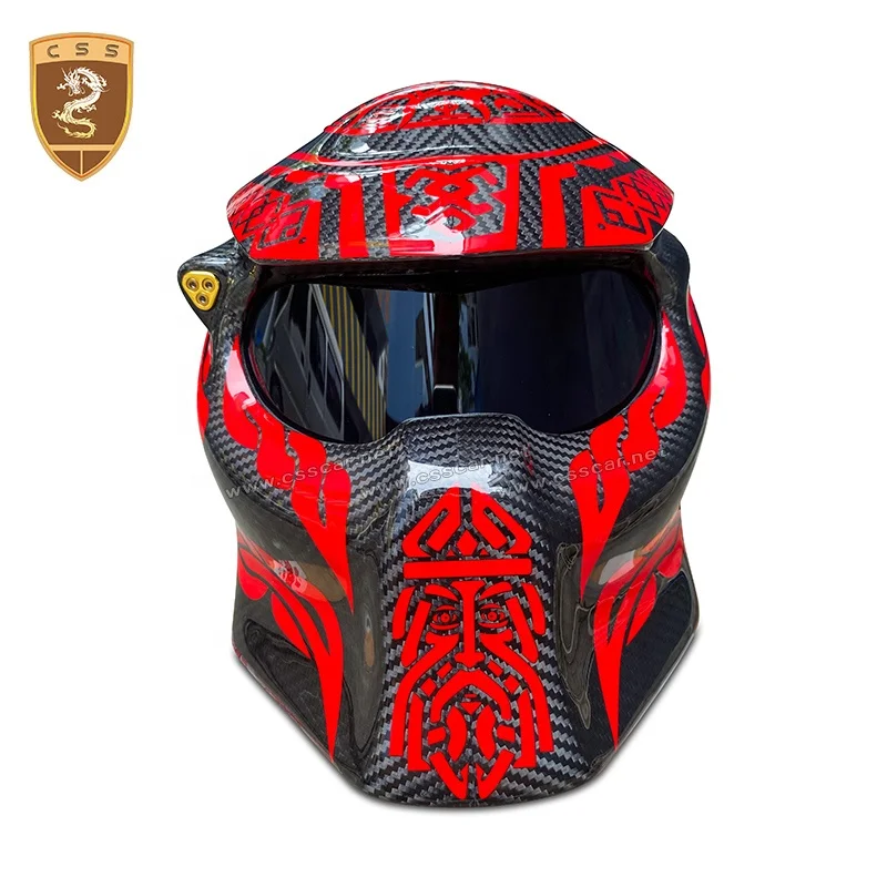 High Quality Carbon Fiber Motorcycle Helmets Universal Helmet Full Face