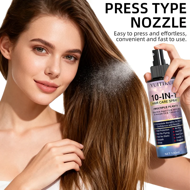YUITIKUE 10-in-1 Hair Care Spr - огляд і ціна Heat Protectant Spray